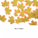 Dekoratiivne vahtraleht 13g Eelistatud materjal Simulatsioon K&auml;sit&ouml;&ouml; Kunstlik P&uuml;hade peotarbed Vahtraleht 13 Valikuline