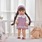 55 cm pestav elutruu pehme k&auml;sitsi maalitud simulatsioon Baby Reborn Doll Lapsed saadavad m&auml;ngunuku girl