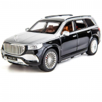 1:24 Maybach GLS600 sulamist luksusauto mudeli simulatsioon survevalatud metallist m&auml;nguauto automudel Heli ja kerge laste m&auml;nguasja poiste kingituste kollektsiooni kaunistused hall