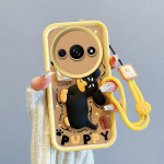 KEYSION P&otilde;rutuskindel &uuml;mbris Redmi A3 A3X jaoks kaelapaelaga Pehmest silikoonist armas 3D-multifilmikujuke Telefoni tagakaas Xiaomi POCO C61 jaoks for Redmi A3