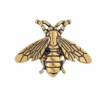 Kvaliteetsed prossid V&auml;ike v&auml;rske mesilase pross Retro meeste metallist &uuml;likonna kaelarihm one size kuld