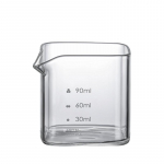 Espresso m&otilde;&otilde;teklaas piimakann kahe/&uuml;he tilaotsaga 90/100/120ML kohvi ekstraheerimise tass gradueeritud klaasm&otilde;&otilde;teklaasiga