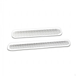 2Pcs under Seat Air Outlet Vent Cover Vehicles for Byd Atto 3 Yuan Plus Silver