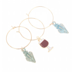 15 tk Veiniklaasi v&otilde;lusid Markerid Sildid Identifitseerimine Veini poissmeeste degusteerimine