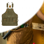 Adjustable Cross Back Apron for Tools And Equipment in Woodworking