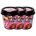 Teenieping madala suhkrusisaldusega Jajang Tteokbokki (3 Valikud) 3 Cups