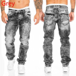 Mood Hip Hop Sinised Sirged Teksad Meestele Baggy P&uuml;ksid Retro Streetwear Pesu Mees Lahtised Laiad S&auml;&auml;red Denim P&uuml;ksid XXXXXL hall
