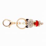 3D Rhinestone Crystal Keyring Charm ripats rahakott Kott v&otilde;tmehoidja v&otilde;tmehoidja kingitus