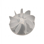 V&auml;ikese v&otilde;imsusega plastikust ventilaatorileht 6 lehte Power F&ouml;&ouml;ni mootori ventilaatori leht f&ouml;&ouml;ni mootoritarvikutele One Size valge