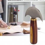 Nahast k&auml;sit&ouml;&ouml; &uuml;mmargune nuga DIY nahast trimmer, trimmimise korrigeerimise t&ouml;&ouml;nuga (S) Small