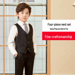 Poiste s&uuml;gis-talvine pidulik &uuml;likond pulmadeks ja &uuml;ritusteks &ndash; laste mantlikomplekt 150cm