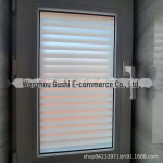 Vintage Mattklaasist Akna Kleebised: Valgust l&auml;bilaskev, privaatsust tagav ja peegeldusvastane kile vannitoa ja tualettruumi akendele 120cm x 2m