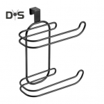 Tualettpaberi hoidja Paberr&auml;tikuhoidja Kahekihiline disain Tugev kandev&otilde;ime Roostekindel Paberrulli dosaator Vannitoa K&ouml;&ouml;gi Korraldaja valge