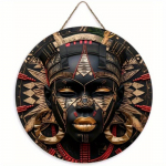 Puidust ainulaadne Aafrika mask kunstilise disainiga &uuml;mmargune puidust silt, sobib uksele, seinale, koju, tuppa, talumajja, t&auml;navale, poodi, garaaži, baari, aeda Wood
