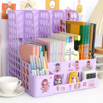 Kontorilaua korraldaja : Dokumendiriiul, Korv, Kaustialus, &Otilde;pilase raamatuhoidik