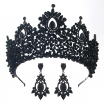 Uued Elegantsed Naiste Peotarvikud Iludusv&otilde;istlus Pruudi Kroon Peaehe Pulma Peapael Juukseaksessuaarid 17CM roheline