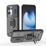 Armor p&otilde;rutuskindel &uuml;mbris OPPO Reno 13 Pro 5G Reno13 kaitsekatte r&otilde;ngale, magnetilise aluse hoidik Coque Fundas Capa OPPO Reno 13 5G must