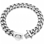 Raskekaaluline kuldne koera kaelarihm tugeva pandlaga, 304 roostevabast terasest Kuuba l&uuml;likett, luksuslik metallist lemmikloomade jalutuskaelarihm, choker 10inch(25CM)