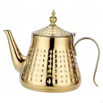 Stainless Steel Kettle for Loose Leaf Tea And Coffee Serving at Home Or Office 1.1L