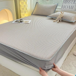 Suvine Lateks Suvine Madratsikomplekt Jahutav Tunne Voodipadi ja Padjap&uuml;&uuml;r K&uuml;lm Magamine Voodimadrats Suveks Hingav Kokkupandav Jahe Madrats 90x200cm 1pcs hall