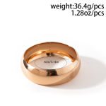 KMVEXO Vintage Punk Beež Khaki Paks Vaik Akr&uuml;&uuml;l M&auml;&auml;rduvad K&auml;ev&otilde;rud Geomeetrilised Ebakorrap&auml;rased K&auml;ev&otilde;rud Naistele Meestele Ehted 1PCS