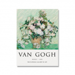 Kuulus Van Goghi kunstnik T&auml;histaeva &otilde;limaal p&auml;evalillen&auml;itus Plakat Lill Looduslik seinakunst L&otilde;uendimaal Kodukaunistus Ilma raamita 21*30cm