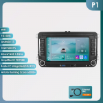 Ossuret 7 Android Auto Autoraadio GPS Stereo VW GOLF PASSAT Polo Fabia Tiguan Jetta Caddy Octavia YEti Superb Fabia Leon Intelligentne Multimeedia jaoks P1 4Core 1G 32G