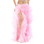 12 v&auml;rvi seksikas k&otilde;hutantsu tutu seelik lokkis seelik k&otilde;hutantsu seelik idamaine tants l&otilde;hestatud jalgadeta tantsuseelik M roosa