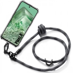 Coque - Google - Pixel 8 - Protection Antichoc - Bandouli&egrave;re 120cm - Transparente