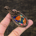 Spiny Oyster Handmade Copper Wire Wrap Jewelry Pendant 2.99 b3v91
