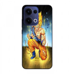 Coque de t&eacute;l&eacute;phone - Maniacase - Oppo Reno 13 5G - Silicone - Souple - Goku genou &agrave; terre