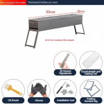 Kodumajapidamises kasutatav kokkupandav s&ouml;egrill, kaasaskantav v&auml;listingimustes kasutatav telkimispliit, roostevabast terasest grill, telkimisgrillivarustus