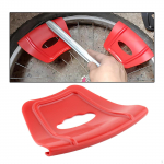Motorcycle Rim Protector Guard Accessory Portable Protection Easy to Use Nonslip Lightweight Tyre punane