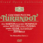 DVD JAMES LEVINE - Puccini Turandot VDI82758 DEUTSCHE GRAMMO Jaapan Muusikavideo Kasutatud