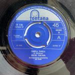 7-tolline plaat WAYNE FONTANA - Pamela, Pamela TF770 Fontana 1966 UK Rock Kasutatud