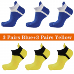 6 paari varvasokkeid meestele puuvillased triibulised pahkluu sokid sportlikud hingavad v&otilde;rkstruktuuriga vormivad h&otilde;&otilde;rdumisvastased madalad sokid viie varbaga