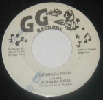 7-tolline plaat BARBARA JONES / G.G.. ALLSTARS - Oh Milline &Ouml;&ouml; / Teine Osa Dub MITTE &Uuml;HTEGI GG's Records Jamaica Reggae, Ska & Dub Kasutatud