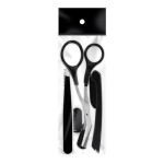 3 tk/komplekt kulmude l&otilde;ikamisnuga kulmuklamber Kulmuk&auml;&auml;rid ilumeigi kosmeetikavahend must