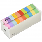 Kamoi Tape Washi Masking Tape Komplekt, 10 erksat v&auml;rvi, 15mm x 7m, MT10P003R