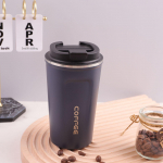 Nutikas temperatuuriga roostevabast terasest kohvi- ja reisitass - Naiste isoleeritud kaasaskantav v&auml;litingimustes veetass 380ml