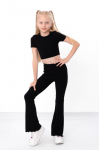 Flared Leggings for Girls &ndash; Soft Ribbed Fabric & Comfortable Fit, Any season, 6478-103 HC 104 must
