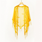 Uus tikandiga pitsist sall Lilleline kolmnurkne loorist sall naistele peosall pulma pont&scaron;o stoles naiste peapaela m&auml;hised