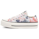 Converse Chuck Taylor All Star Platvorm Low Pesitud &Otilde;ied Naiste Tossud Mitmev&auml;rviline Egret Terracotta-Roosa 570970C 39.5