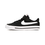 Nike Court Legacy PS Must Valge Laste Tennised Kumm-Helepruun DA5381-002 35