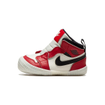 Air Jordan 1 Crib Bootie Chicago Lost & Found Beebi tossud Punane Varsity-punane Must AT3745-612 19.5