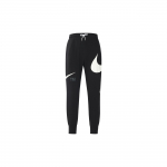 Nike Suure Logoga Paeladega Hingavad Keskmise K&otilde;rgusega Kitsenevad Kootud Jooksup&uuml;ksid Meeste Alaosad Must DD6092-010 XL