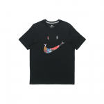 Nike Have A Day Naerun&auml;o Prindiga L&uuml;hikeste Varrukatega T-s&auml;rk Meeste Topid Must CW7392-010 L