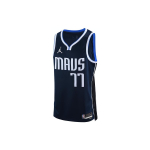 Jordan Puuv&auml;rvi Logotr&uuml;kiga V&otilde;rkkorvpallivorm, Luka Doncic #77, Dallas Mavericks Meeste Vormid Tumesinine DO9523-420 M