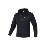 Nike &Uuml;hev&auml;rviline logoga jooksu- ja treeningfliisist soe jakk meestele jakid must FN3057-010 M