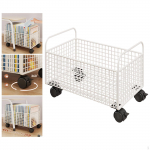 Lightweight And Modern under Desk Rolling Bookcase, Ideal for Snacks, Toys, Bedrooms Or Kitchens. 48x25x30 cm
